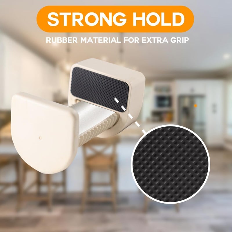 MOJOCO Portable Clothes Dryer Hanger - Adjustable Clothes Dryer Hanging Rod with Anti Slip -Easy to Install in Doors, Cabinet, Bedroom, Bathroom - Compact Dryer Hanger for Camping, Travel, RV - Image 3